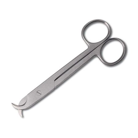 VON KLAUS White Toenail Scissors, 4.75in, Von Klaus German Surgical Steel VK143-1718
